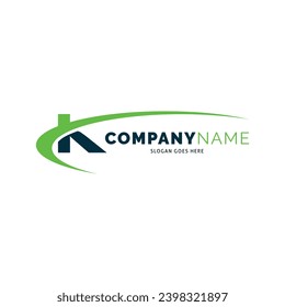 Initial Letter K Swoosh Icon Vector Logo Template Illustration Design