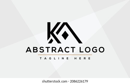 initial letter ka logo vector illustration design