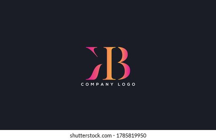 Initial Letter KB Logo Design vector Template. Creative Abstract KB Logo Design Vector Illustration