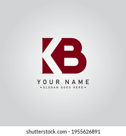 Initial Letter KB Logo - Minimal Business Logo