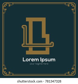 Initial letter KB logotype company name. Vector for company name.
