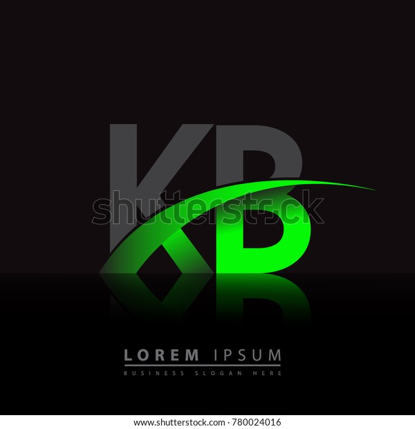 Initial Letter Kb Logotype Company Name Stock Vector (Royalty Free