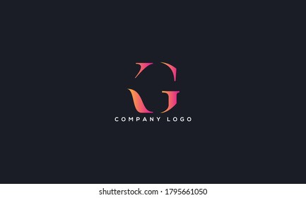 Initial Letter KG or GK Logo Design vector Template. Creative Abstract KG Logo Design Vector Illustration