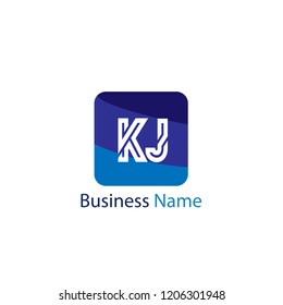 Initial Letter KJ Logo Template design
