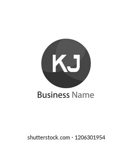 Initial Letter KJ Logo Template design