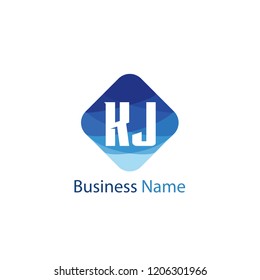 Initial Letter KJ Logo Template design