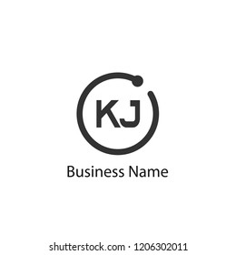 Initial Letter KJ Logo Template design