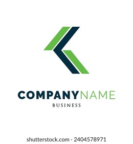 Plantilla de diseño de logotipo de icono de KK