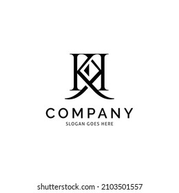 Initial Letter KK Icon Vector Logo Template Illustration Design