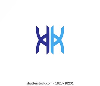 Initial Letter KK Logo design icon