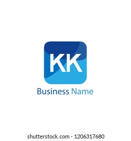 Initial Letter KK Logo Template Design