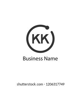 Initial Letter KK Logo Template Design