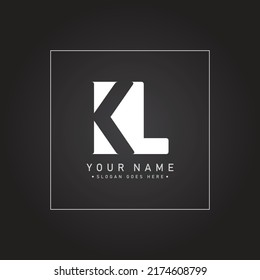 Initial Letter KL Logo - Simple Business Logo