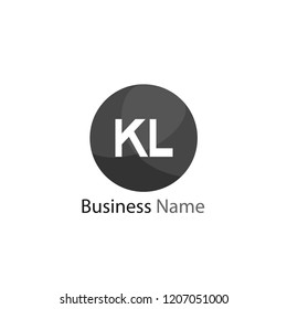 Initial Letter KL Logo Template