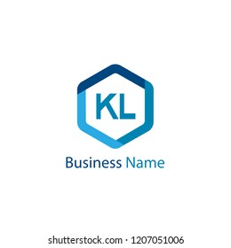 Initial Letter KL Logo Template