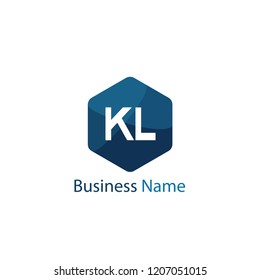 Initial Letter KL Logo Template