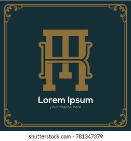 Initial letter KM logotype company name. Vector for company name.