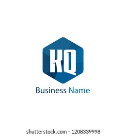 Initial Letter KQ Logo Design