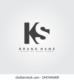 Initial Letter KS Logo - Simple Business Logo