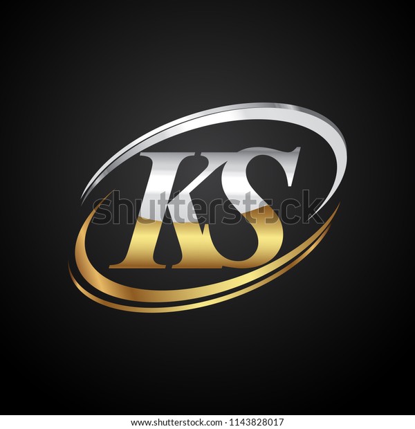 Initial Letter Ks Logotype Company Name Stock Vector (Royalty Free