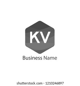 Initial Letter KU Logo Template