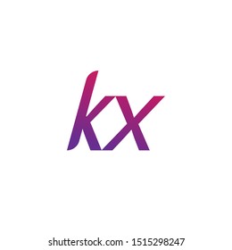 Initial Letter KX Logo Design Insiration