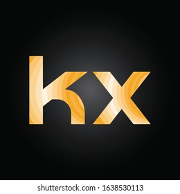 Initial Letter KX Logo Design vector Template. Creative Abstract KX Logo Vector Illustration