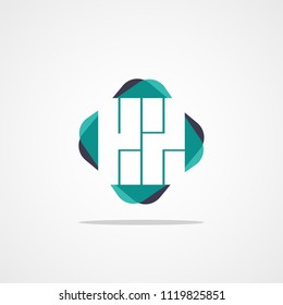 Initial Letter KX Logo Template