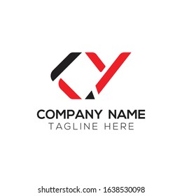 Initial Letter KY Logo Design vector Template. Creative Abstract KY Logo Vector Illustration