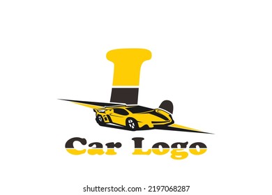 Initial Letter L Car  Logo