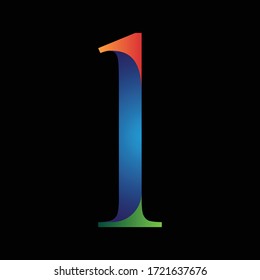 initial letter l concept logo vector