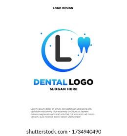 Design-Vorlage für das Logo "Initial Letter L Dental"
