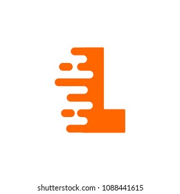 Initial Letter L Fast Speed Logo Design Template