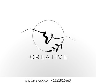 Initial Letter L Handwriting logo vector