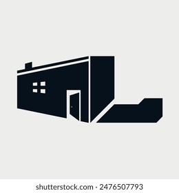 Letra inicial L Diseño de logotipo de casa o casa. Diseño único y clásico de bienes raíces concepto alfabeto fuente. Ilustración vectorial.