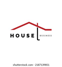 Initial letter L house icon logo design inspiration