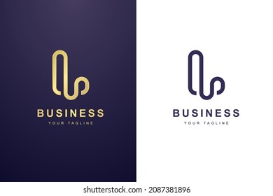 Initial Letter L Logo für Business oder Media Company.