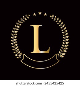 Initial Letter L Logo Concept For Education, University And Academy Symbol