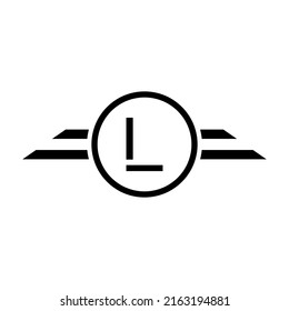 Initial Letter L Logo Design Vector. Creative Abstract L Letter Logo Design Illustration Template.