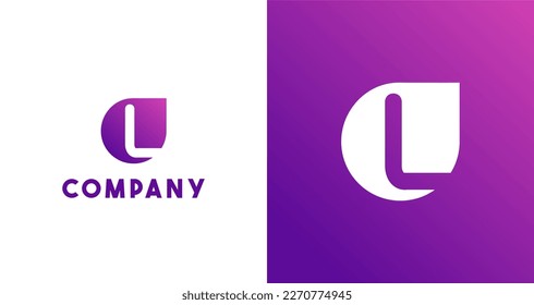 Initial letter L logo icon design template elements for your business. Can be used for corporate identity.