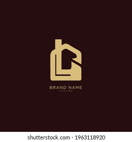 Initial letter L logo and LL logo vector graphic design, minimal, icon, font, symbol, sign, monogram, template, logotype, branding for premium business typeface.