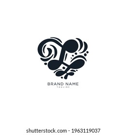 Letra inicial logotipo L y logotipo LL diseño gráfico vectorial, mínimo, icono, fuente, símbolo, signo, monograma, plantilla, logotipo, marca para el tipo de negocio premium.