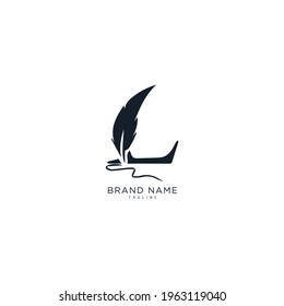 Letra inicial logotipo L y logotipo LL diseño gráfico vectorial, mínimo, icono, fuente, símbolo, signo, monograma, plantilla, logotipo, marca para el tipo de negocio premium.