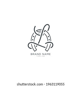 Initial letter L logo and LL logo vector graphic design, minimal, icon, font, symbol, sign, monogram, template, logotype, branding for premium business typeface.