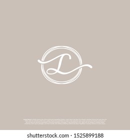 Initial Letter L Logo Sign Symbol Luxury concepts.