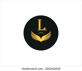 Plantilla de logotipo L de letra inicial 