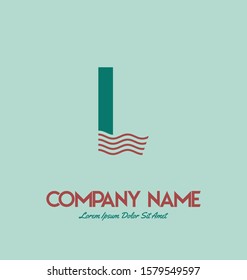 Initial letter L logo vector design template. Initial L minimalist logo template vector