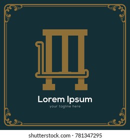Initial letter L M logotype company name. Vector for company name.