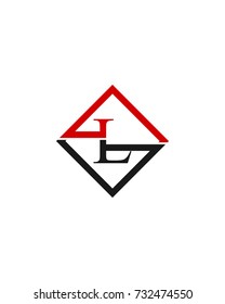 initial letter L red black