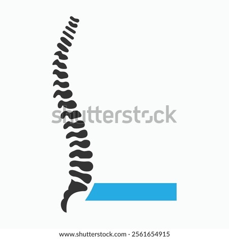Initial Letter L Spine Logo Concept For Chiropractic Logo Design, Medical Physiotherapy Symbol
